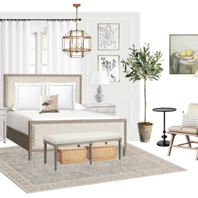 Master Bedroom Space Planning and Mood Board