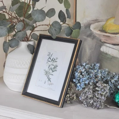$1 Thrift Store Picture Frame Makeover (with Video) and FREE Downloadable Art