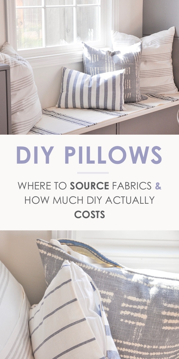 How to Make a Pillow (that looks professional, for a fraction of the cost)!  - girl. Inspired.