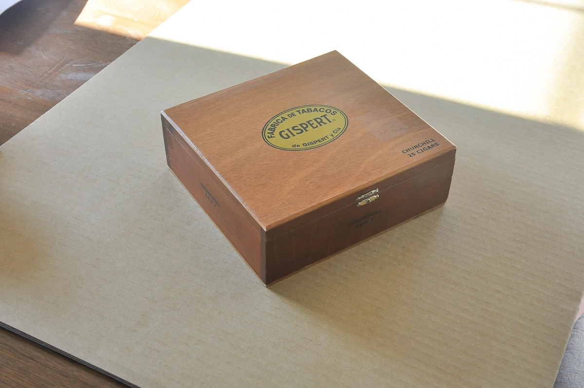vintage cigar box thrifted before