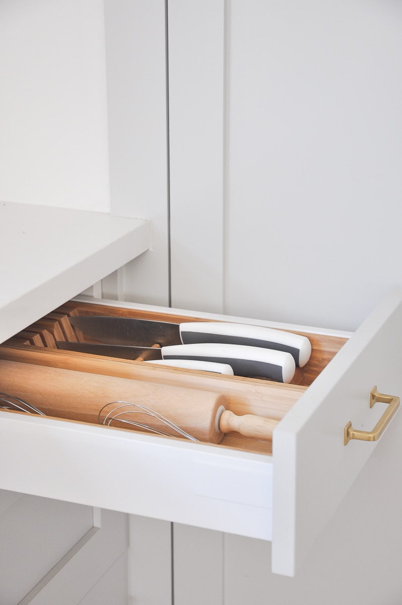 how to organize ikea kitchen drawers