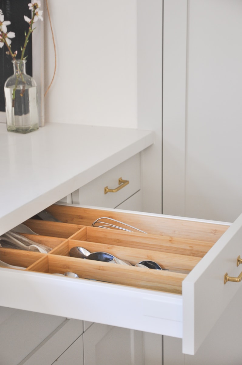 IKEA kitchen drawer organizer, kitchen utensil divider organizer