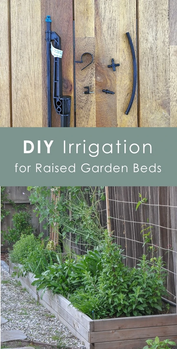 diy irrigation for raised beds, garden drip irrigation system with micro spray
