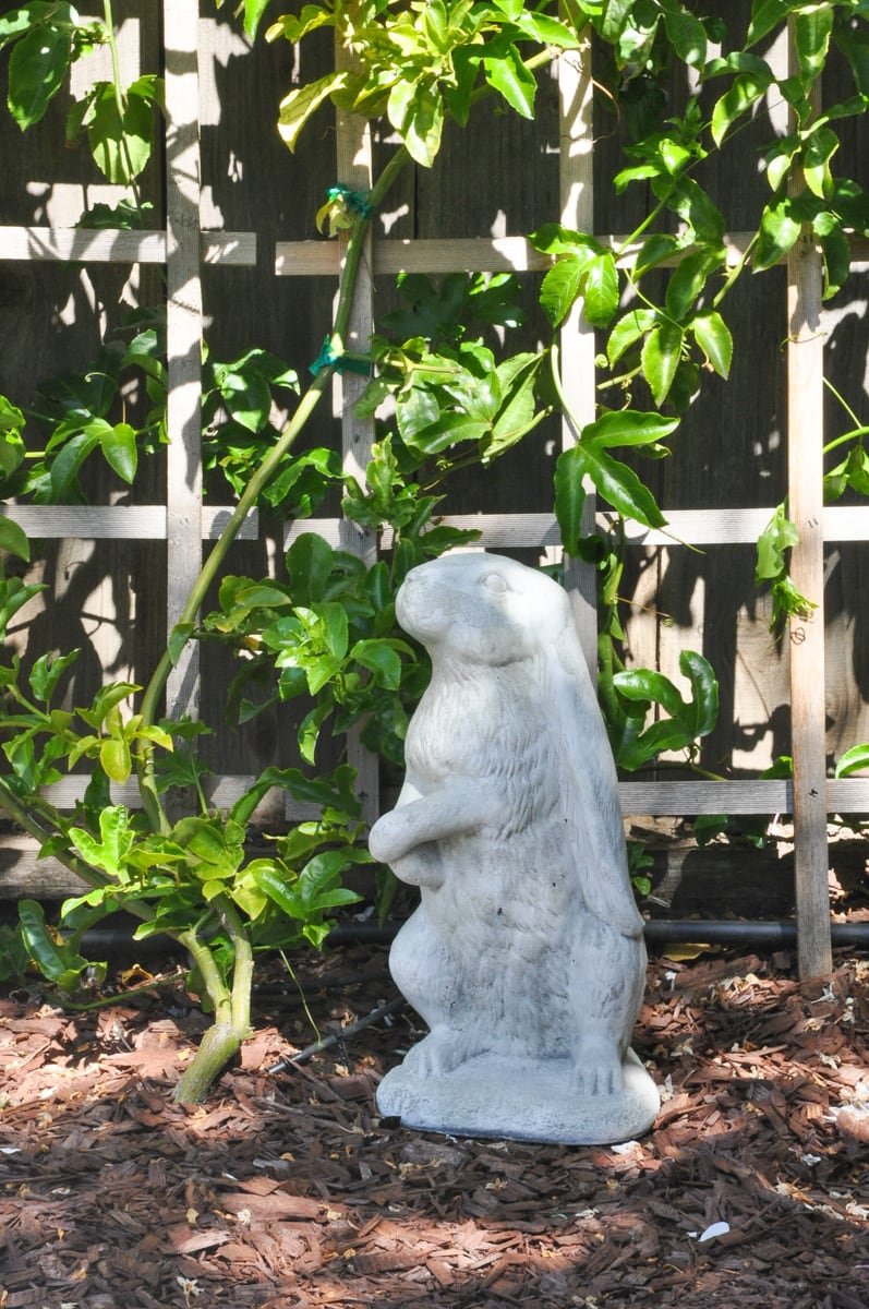 paint rabbit garden statues | outdoor decor refinish, DIY makeover