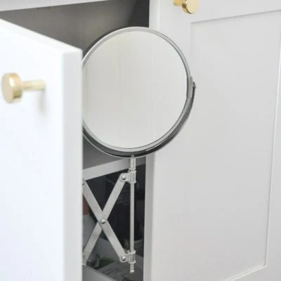 DIY Bathroom Vanity Inside Mirror – IKEA FRACK Mirror Hack