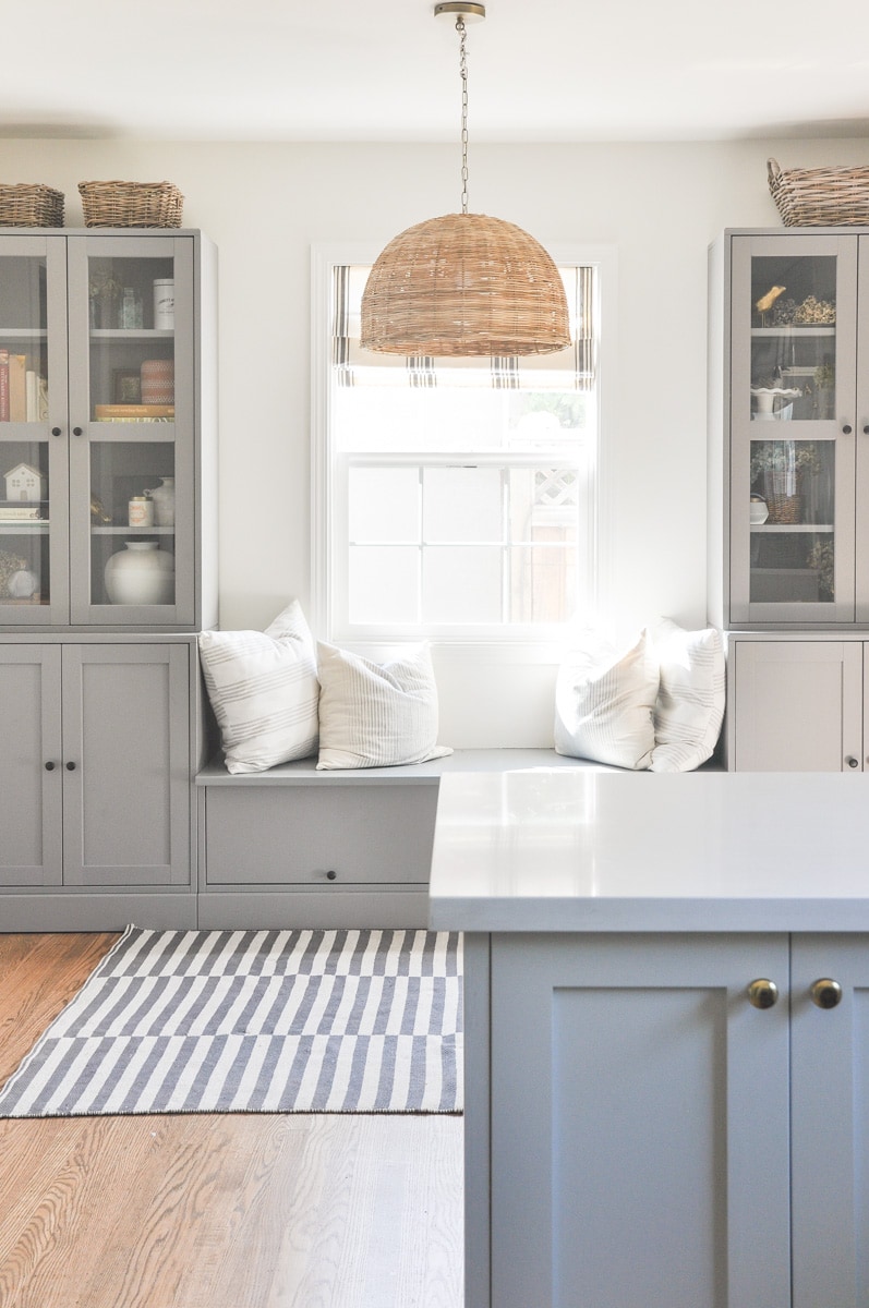 Two Sided Shelves Under Counter Storage Base Cabinet Home Office