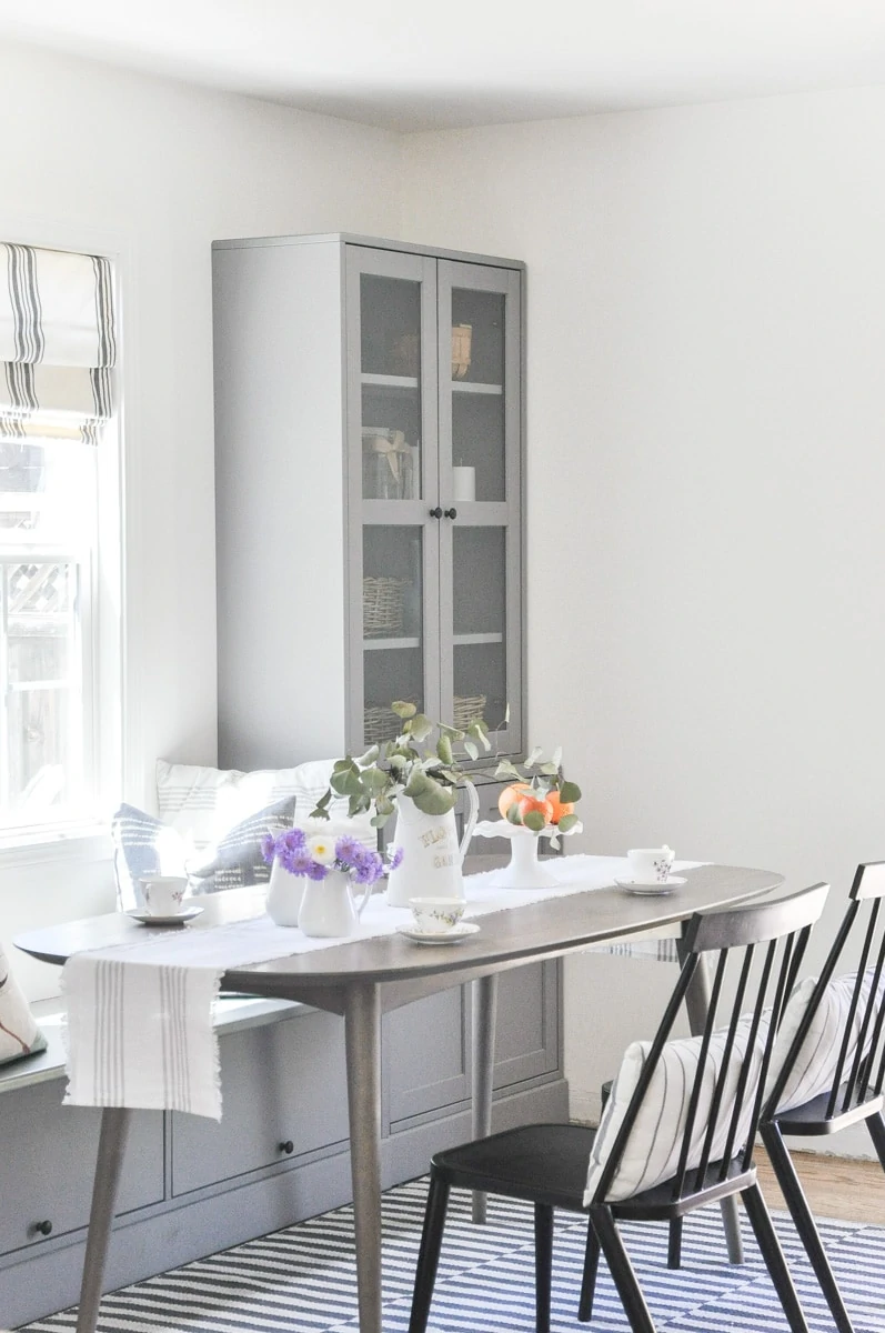 small dining room remodel, cottage farmhouse dining room