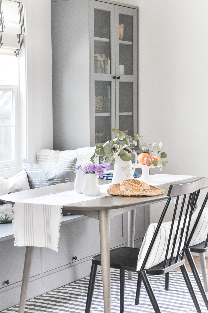 small dining room remodel, cottage farmhouse dining room