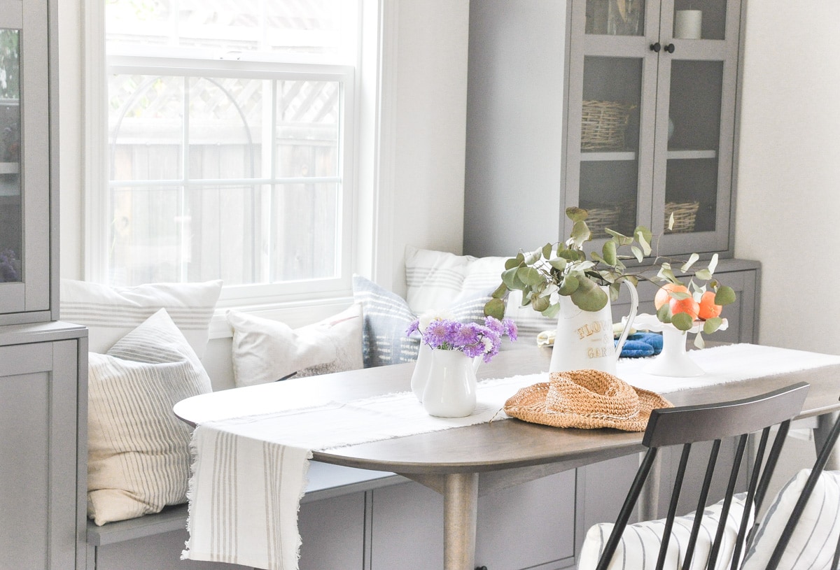 small dining room remodel, cottage farmhouse dining room