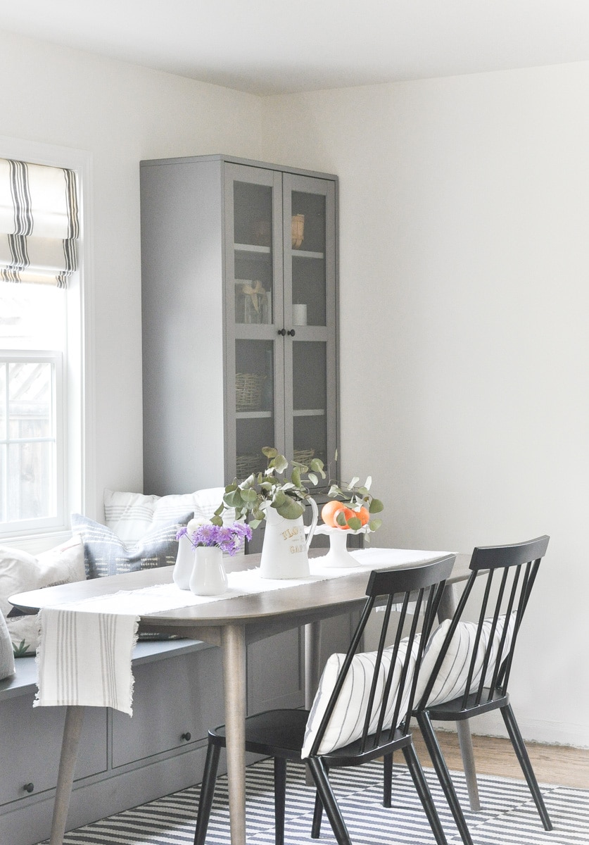 small dining room remodel, cottage farmhouse dining room