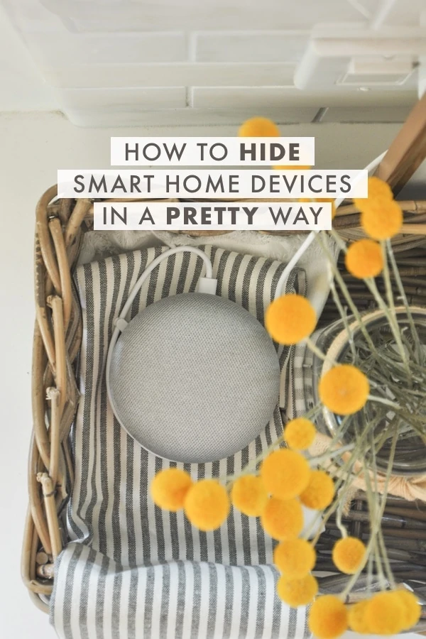 how to hide smart home devices, hide google home mini, alexa, hide technology