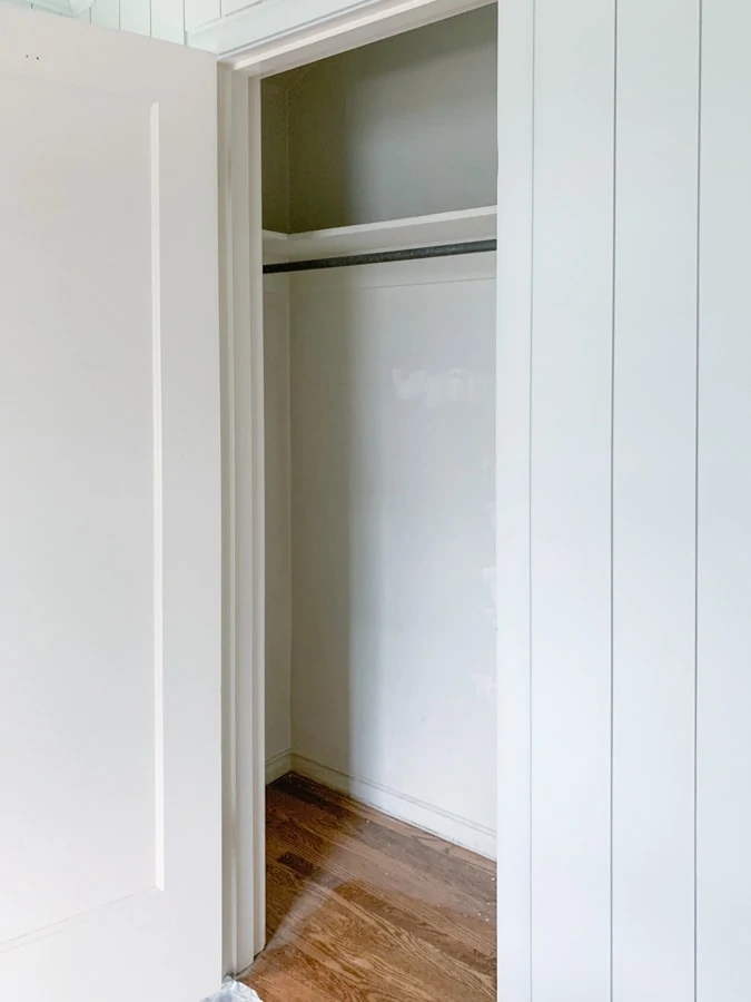 home office closet makeover before