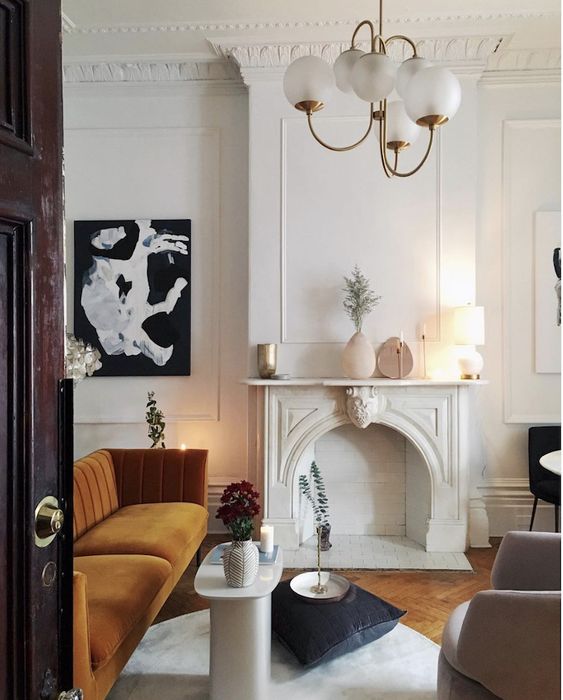 european chic interior style, parisian chic, paris apartment, vintage inspired scandinavian 