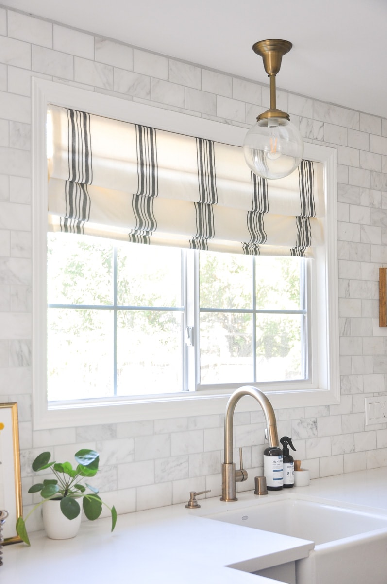 simple farmhouse window treatments