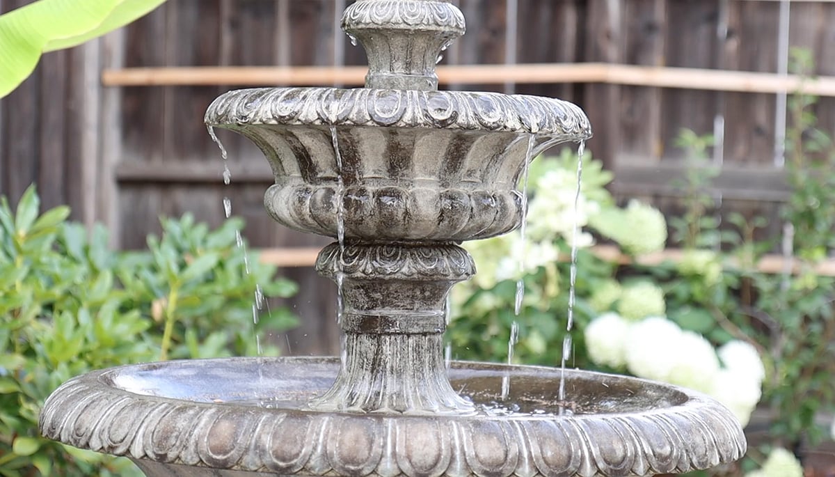 2 tier water fountain