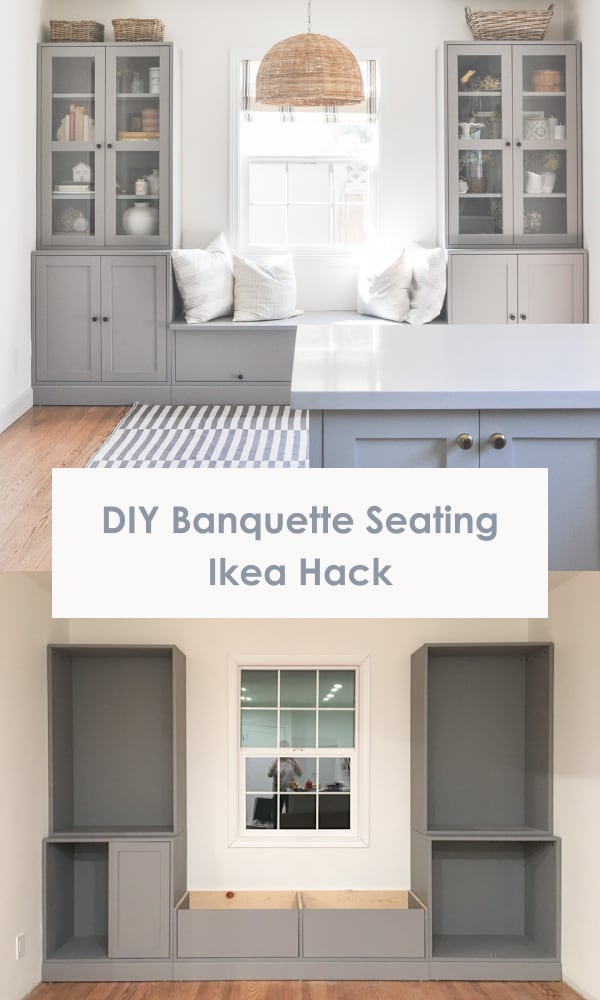 DIY IKEA Banquette Seating Built In IKEA Havsta Hack Hydrangea Treehouse