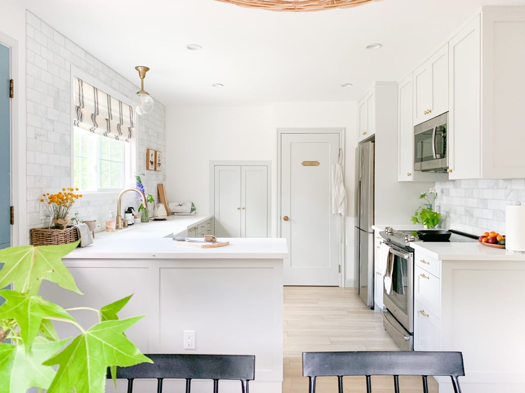 roman blinds kitchen