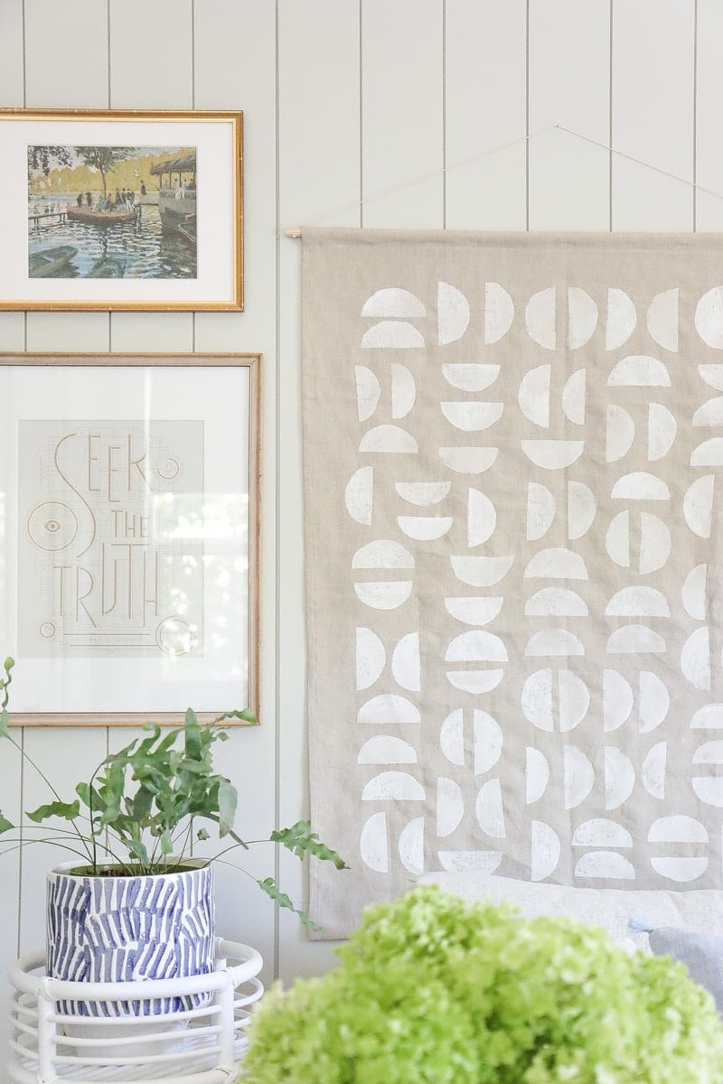 DIY large wall tapestry budget friendly