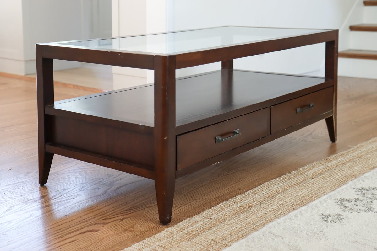 How to refinish a Coffee table