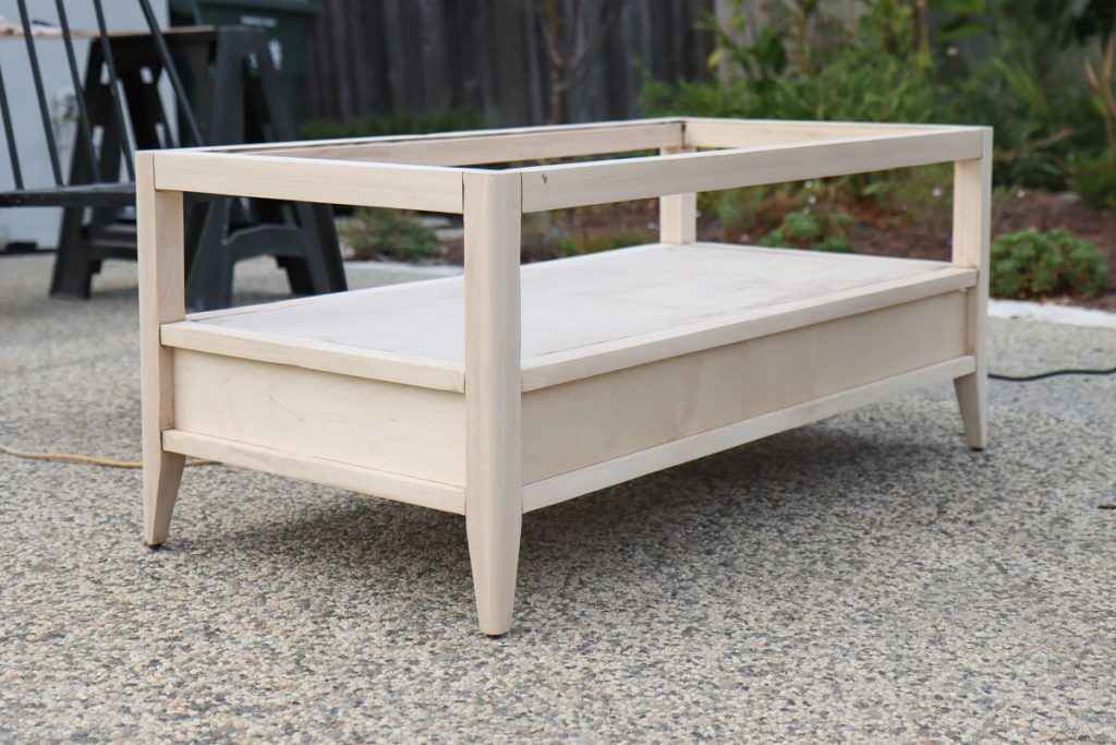 Coffee Table Makeover | How To Refinish An Old Coffee Table with Glass ...