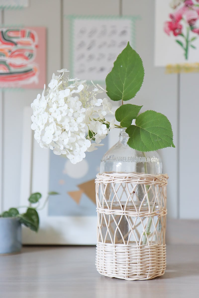 Repurpose glass bottles and jars