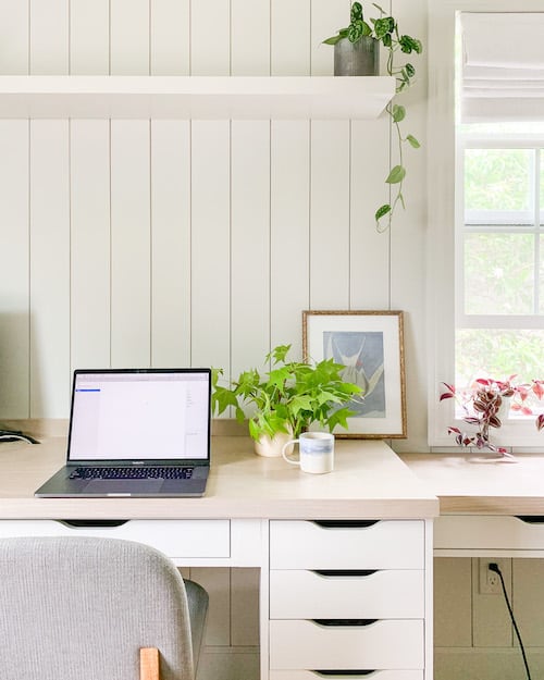 computer desk with drawers