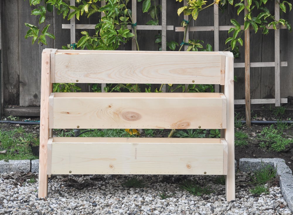 diy strawberry vertical planter boxes