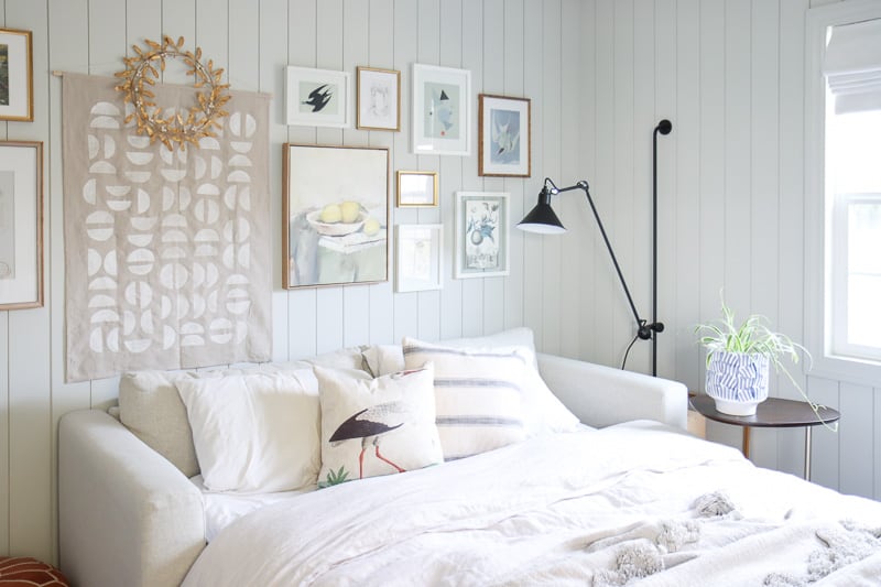 IKEA Finnala Sleeper Sofa Review - folded down as a queen size bed