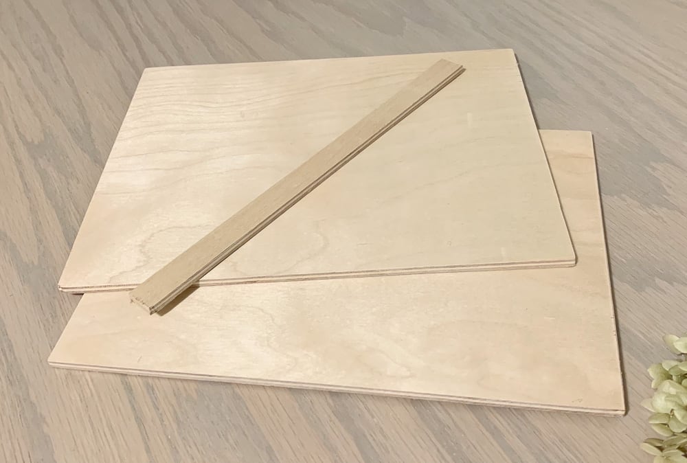 Diy wood tablet stand materials