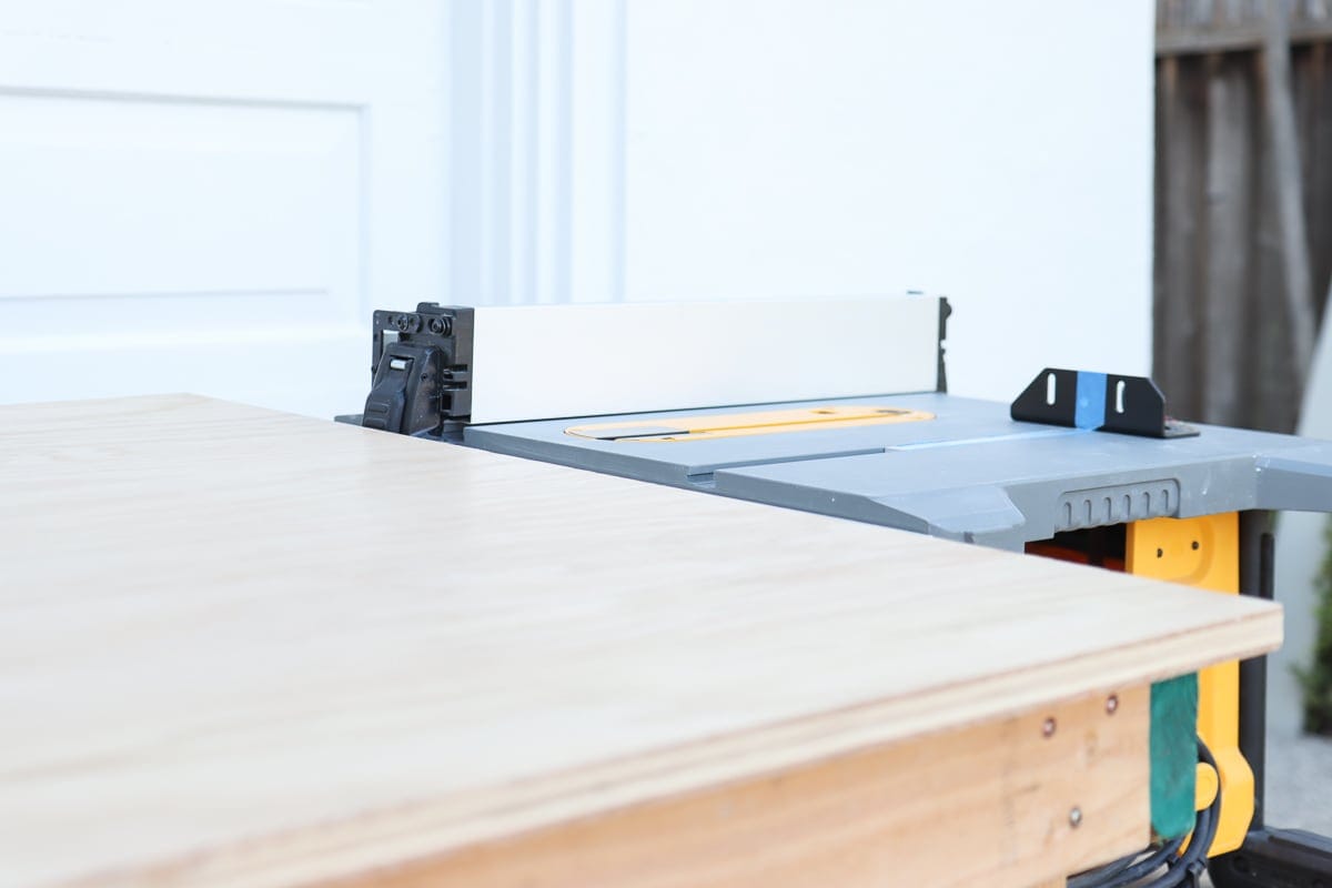 DIY Mobile Workbench with RIGID Table Saw & Miter Saw