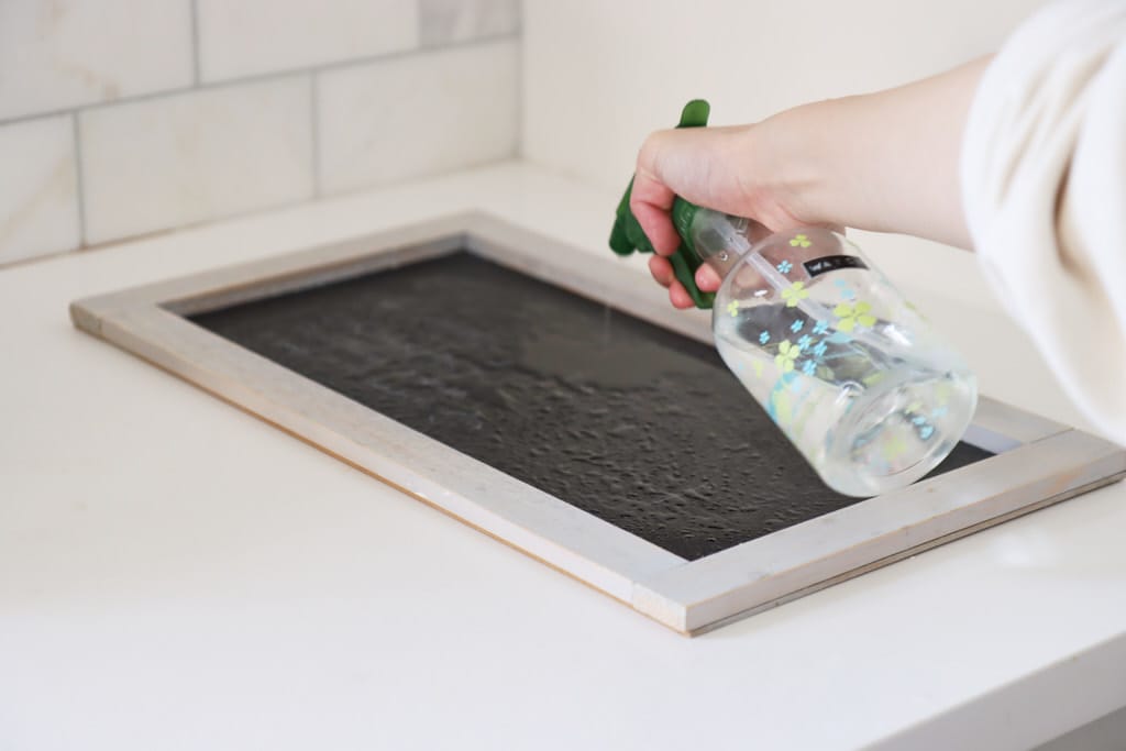 how to clean chalk marker off chalkboard