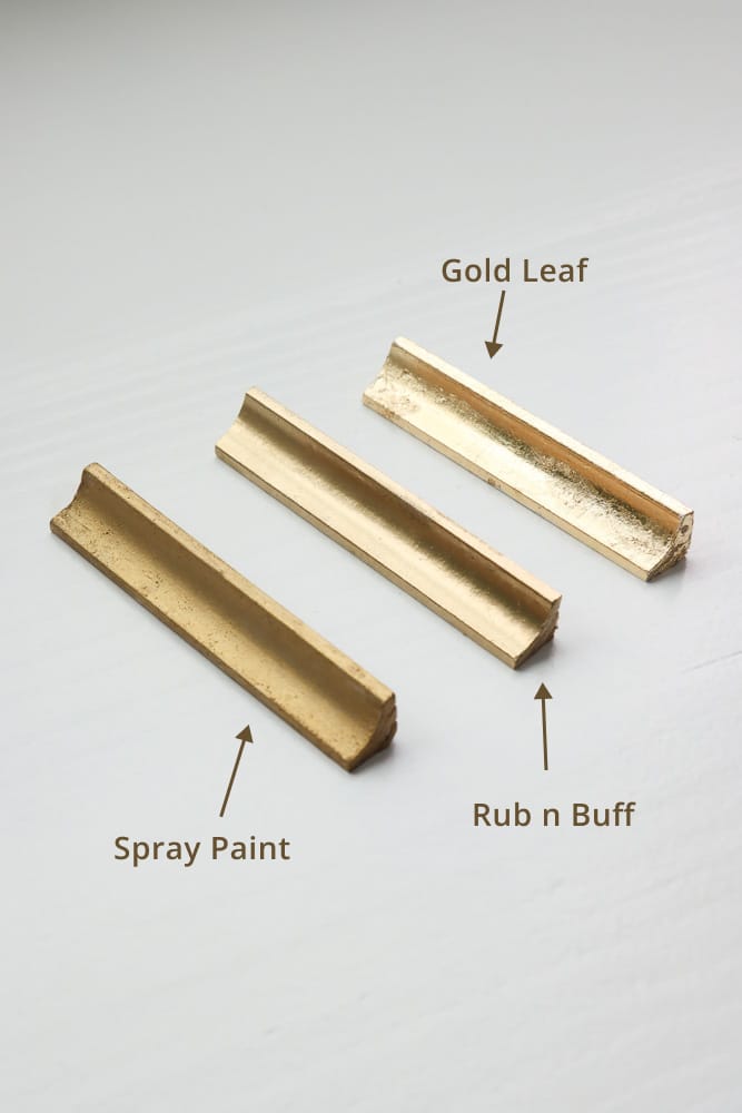 Best Products for Gold Finish Tested: Spray Paint vs Rub ‘n Buff vs Gold Leaf