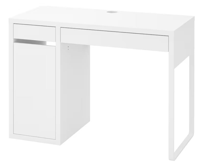 ikea small desk with drawers