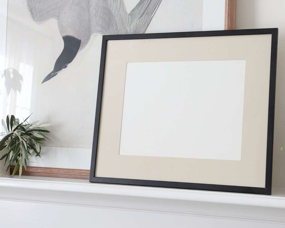 how to update old picture frames diy picture frame makeover - update the matte