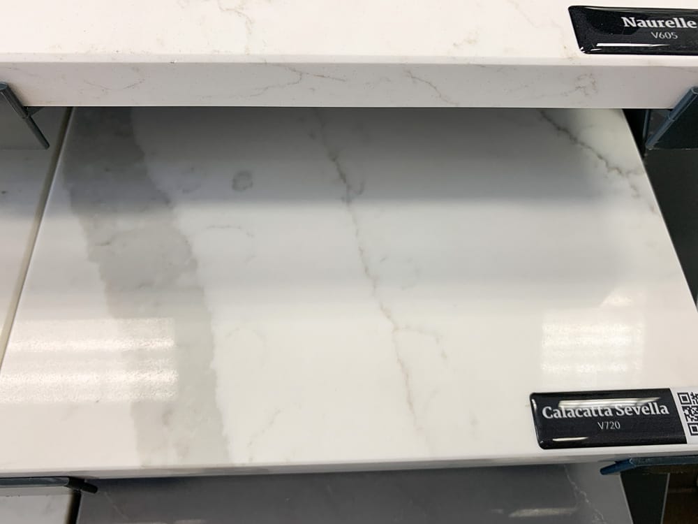 vadara quarz countertop slab that looks like marble