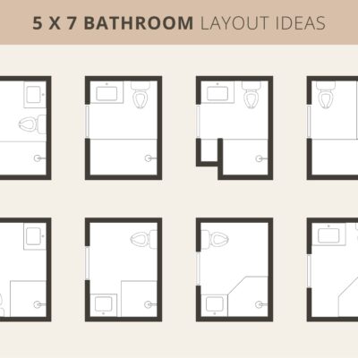 Clever Layouts for 5×7 Bathroom To Make the Most of Every Inch
