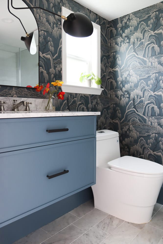 Smart 5x8 Bathroom Layout Ideas to Transform Your Small Bathroom, DIY Floating Vanity.