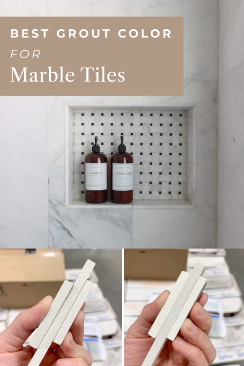 best grout color for marble tiles, how to choose marble tile grout