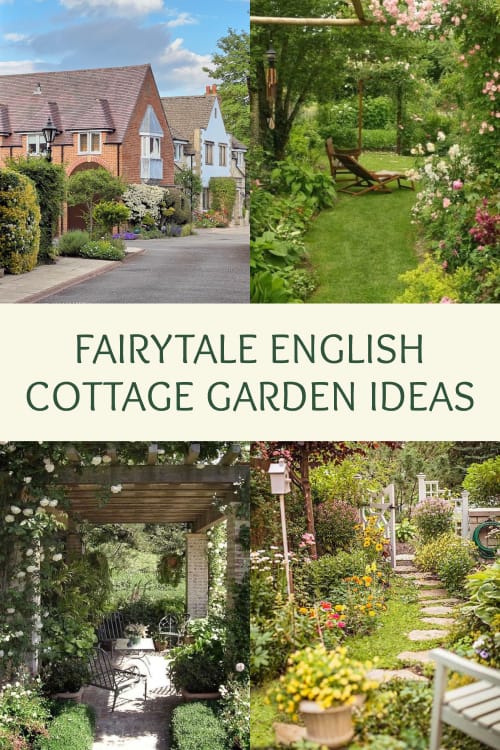 ideas to transform your garden into a Fairytale English Cottage garden!