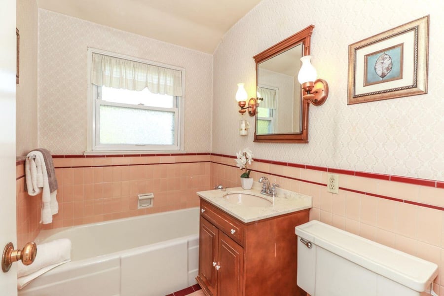 bathroom remodel before and after with cost breakdown