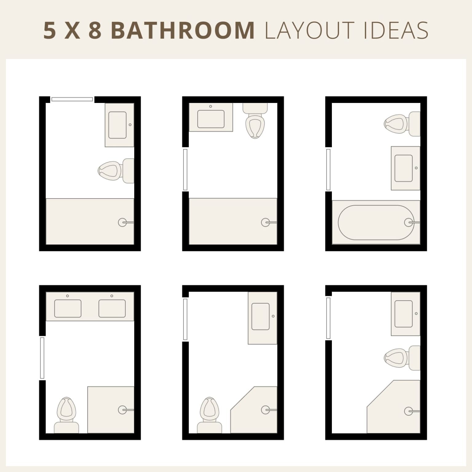 Smart 5x8 Bathroom Layout Ideas to Transform Your Small Bathroom ...